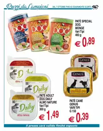 Volantino Centro Oceano settimana 42 Pagina 61: Patè adult dog daily Almo Nature €1,49, Patè Special Dog Monge €0,89
