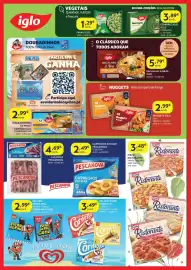 Folheto Spar Página 4: Nuggets iglo frango €2,99, Bacalhau à brás iglo €5,79