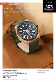 Catálogo Avon Página 38: Reloj analógico mateo €49.000,00
