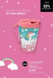 Catálogo Avon Página 46: Taza con tapa unicornio €3.490,00