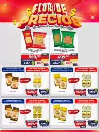Revista Maxiconsumo semana 42 Página 3: Santa isabel - fideos €499,90, Marolio - aceite girasol x 1,5 lt €3.799,91