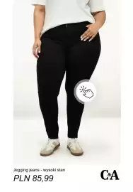 C&A gazetka tydzień 42 Strona 12: Jegging jeans - wysoki stan C & A €85,99