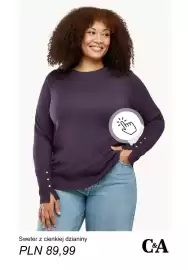 C&A gazetka tydzień 42 Strona 6: Sweter z cienkiej dzianiny C & A €89,99