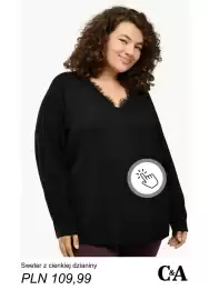 C&A gazetka tydzień 42 Strona 7: Sweter z cienkiej dzianiny C & A €109,99