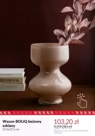 Homla gazetka tydzień 42 Strona 6: Wazon Boliq beżowy szklany 19,5x27,5 cm €103,20