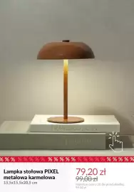 Homla gazetka tydzień 42 Strona 8: Lampka stołowa Pixel metalowa karmelowa €79,20