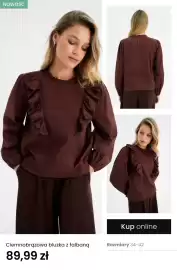 Top Secret gazetka Strona 7: Ciemnobrązowa bluzka z falbaną €89,99