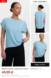 Top Secret gazetka Strona 8: Błękitna bluzka z wydłużonym tyłem Top Secret €49,99