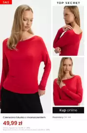 Top Secret gazetka Strona 9: Czerwona bluzka z marszczeniem Top Secret €49,99