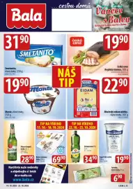 Bala leták Strana 1: Zlatopramen 11 €34,90, Vodňanské kure kuřecí stehenní řízky €69,90