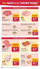 Bon Ap folder Pagina 2: Rundergehakt €8,47, Hamburger €6,40