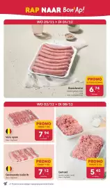 Bon Ap folder Pagina 4: Gehakt €5,45, Vers spek €7,94