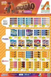 Folheto Atacadão semana 42 Página 1: Trident - chiclete x games €8,99, Bauducco - biscoito recheado €1,79