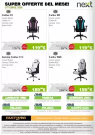 Volantino Next Pagina 6: Cooler Master Caliber R1 Gaming Chair Black-Violet €119,00