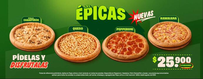 Catálogo Papa John's Página 2