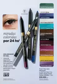 Catálogo Avon Página 16: Avon - power stay lápiz delineador en gel para ojos €12.100,00