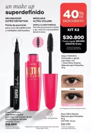 Catálogo Avon Página 33: Avon - ultra volume máscara para pestañas 10 g (207729) €24.700,00