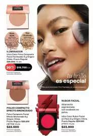 Catálogo Avon Página 35: Ultra - rubor facial €23.900,00, Ultra - polvo compacto efecto bronceado €22.500,00