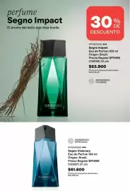 Catálogo Avon Página 93: Avon - segno impact eau de parfum €53.900,00, Avon - segno visionary eau de parfum 100 ml €61.600,00