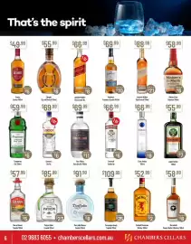 Chambers Cellars catalogue Page 6: Fireball Cinnamon Whisky €52,99, Casamigos Anejo Tequila €109,99