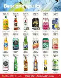 Chambers Cellars catalogue Page 7: Gordon's Pink Double Serve €62,99, Kirin Hyoketsu Lemon €69,99