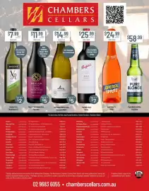 Chambers Cellars catalogue Page 8: Penfolds Max's Shiraz €25,99, Ara Single Estate Sauvignon Blanc €14,99