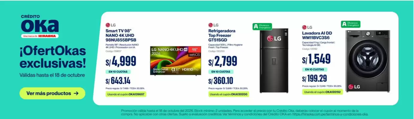 Catálogo Hiraoka (válido hasta 18-10)