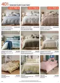 Myer catalogue Page 9: 40% Selected Quilt Cover Sets* HOT PRICE HOT PRICE HOT PRICE AUSTRALIAN HOUSE & GARDEN ONLY AT MYER