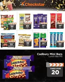Check Star catalogue Page 8: Cadbury Dairy Milk €13,99, Beacon Slab €14,99