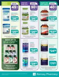 Ramsay Pharmacy catalogue Page 5: Ostelin Calcium & Vitamin D3 + Magnesium €34,99, Blackmores Joint Formula Advanced €53,99
