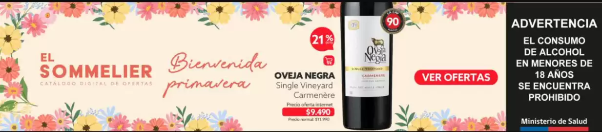 Catálogo Club de Amantes del Vino Página 1: Oveja negra - single vineyard carmenère €9.490,00