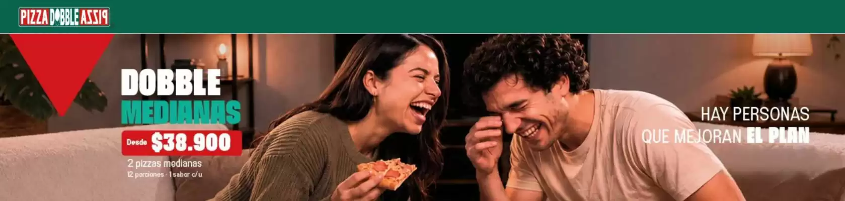 Pizza Doble Pizza (válido hasta 24-10)