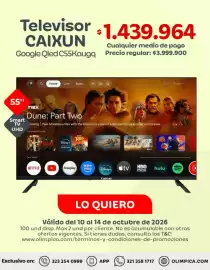 Catálogo Olímpica Página 1: Pago - televisor google qled c55kauqga €1.439.964,00