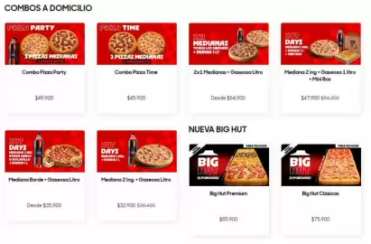 Catálogo Pizza Hut Página 1