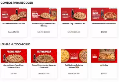 Catálogo Pizza Hut Página 2