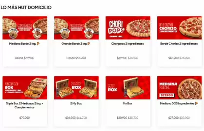 Catálogo Pizza Hut Página 3