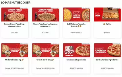 Catálogo Pizza Hut Página 4