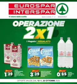 Volantino Eurospar Pagina 1: BISCOTTI COLUSSI GRAN DISPENSA RISO/CIOCCOLATO/INTEGRALE GR.565 €3,39