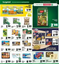 Volantino Eurospar Pagina 11: Minestrone FINDUS €2,99, Filetti di Merluzzo €6,99