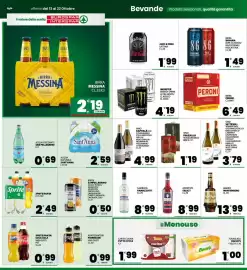 Volantino Eurospar Pagina 14: MONSTER €4,19, Birra MESSINA €2,19