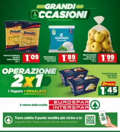 Volantino Eurospar Pagina 24: Mele Golden Delicious €1,99, YOGURT MULLER VARI GUSTI GR. 125X2 €1,45