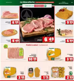 Volantino Eurospar Pagina 7: COSTATE DI SUINO €6,49, ORTAIOLE SPINACI €3,99