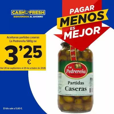 Cash Fresh (válido hasta el 29-10)