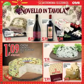 Volantino Crai Pagina 6: Grana Padano Riserva 20 mesi Piaceri Italiani €1,79, Provolone piccante Auricchio €1,99