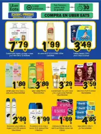 Folleto Cash Fresh Página 15: Garnier Fructis €3,89, Ausonia compresas alas air dry €1,69