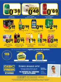 Folleto Cash Fresh Página 16: La casera refresco limón o naranja €1,39, Mahou 0,0 tostada €0,49