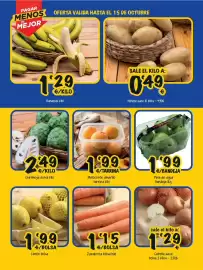 Folleto Cash Fresh Página 6: Chirimoya extra kilo €2,49, Zanahoria bolsa kilo €1,15
