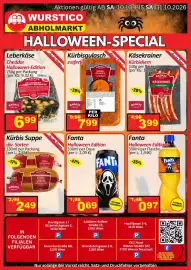 Wurstico Flugblatt Seite 1: Fanta Halloween Editionn €0,97, Fanta Halloween Edition €0,69