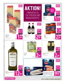 Sutterlüty Flugblatt woche 42 Seite 14: Kikkoman Sauce €2,99, Billa Bio Mais €2,99