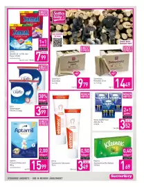 Sutterlüty Flugblatt woche 42 Seite 15: Softis Toilettenpapier €3,99, Elmex Kariesschutz Zahncreme €3,49